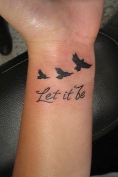 "Let it be"