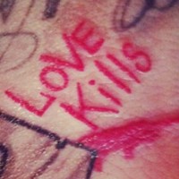 Ash Costellos Tattoos - Love Kills