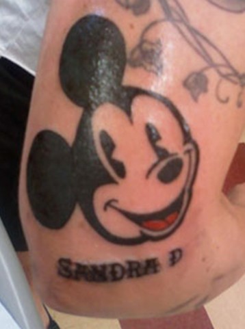 Ash Costellos Tattoos - Vintage Mickey Mouse tattoos