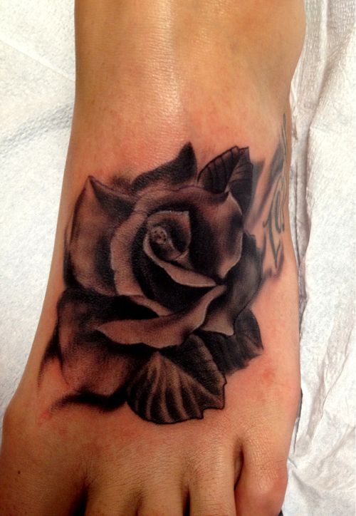 Awesome Rose Tattoo
