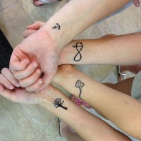 Best Friend Tattoo Design