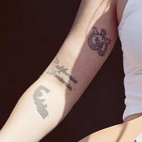 Bethany Cosentino tattoos – right arm