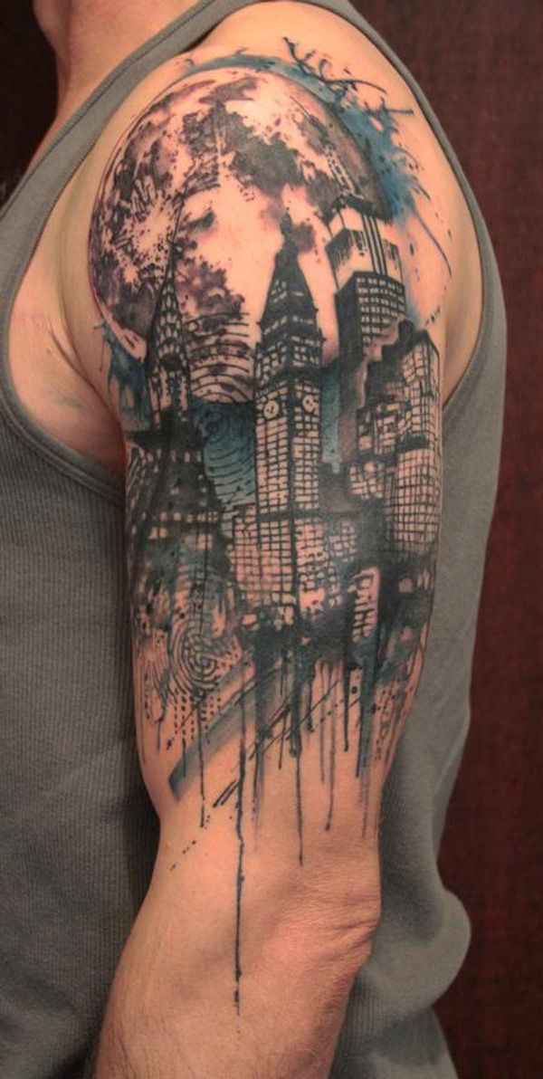 tattoo arm sleeve designs tattoos half sleeves cool awesome idea mens tatoo man shoulder via tats pretty