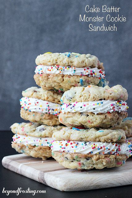 Cookie Sandwich with Batter