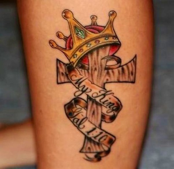 Crown Cross Tattoo