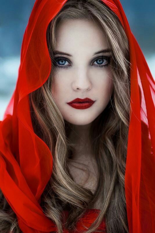 Elegant Red Lips