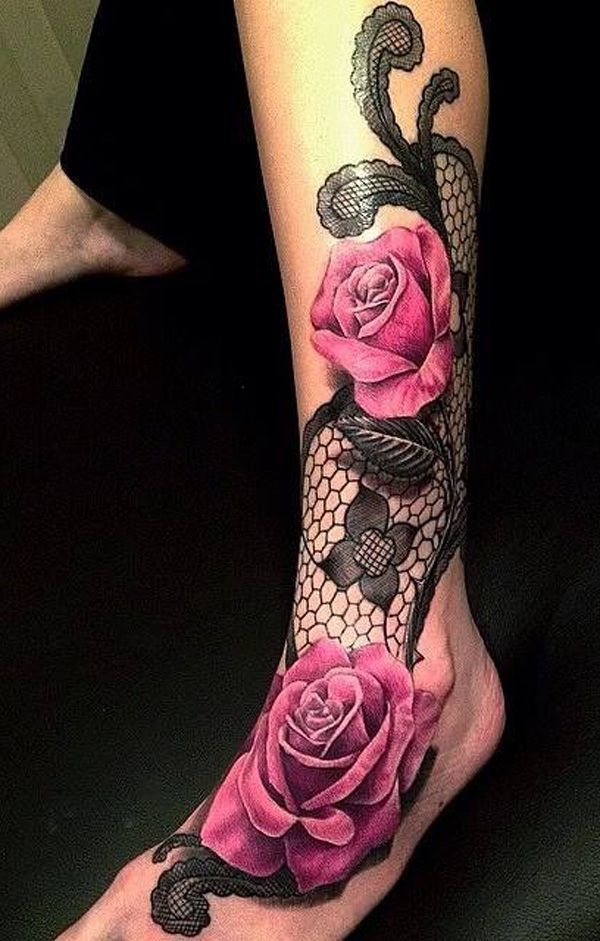 Lace Rose Tattoo