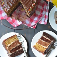 Ombre Cake