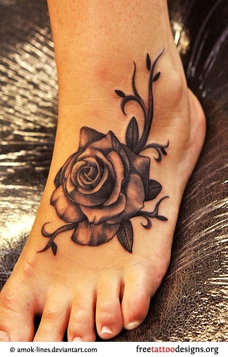 Pretty Rose Tattoo