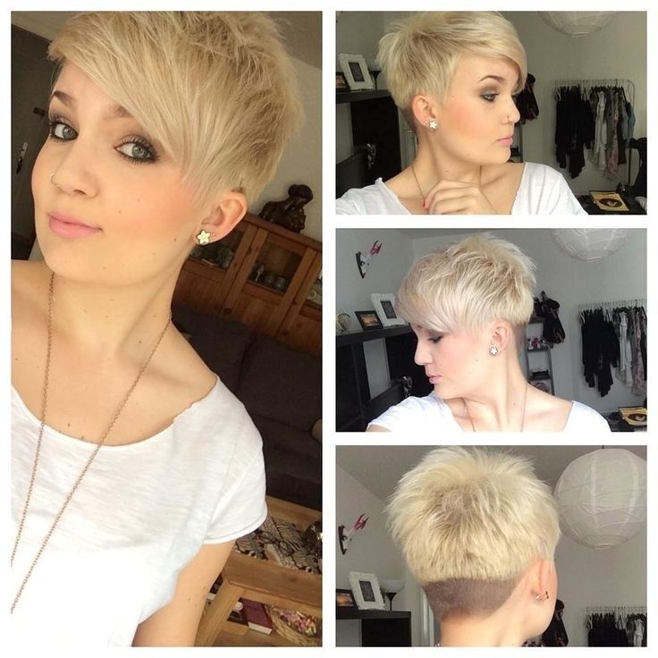 Short Spikey Hair with Side Bangs