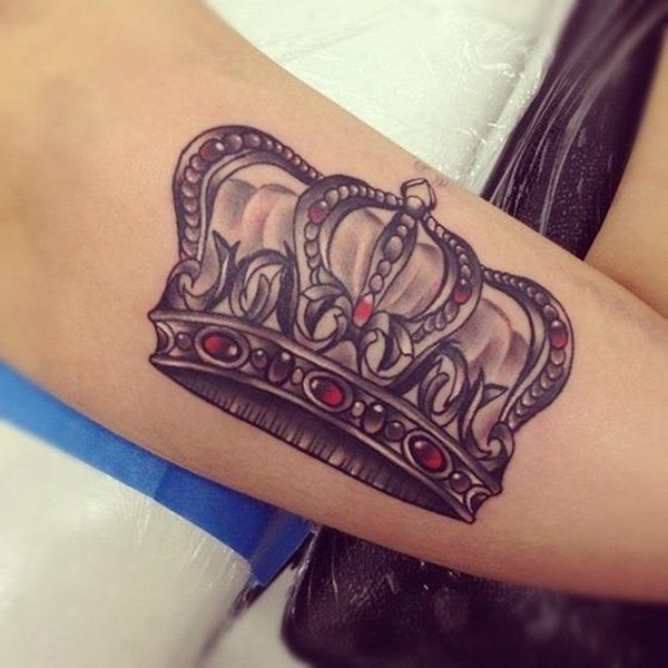 Stylish Crown Tattoo