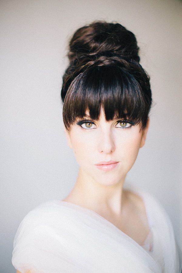 Top Knot with Bangs