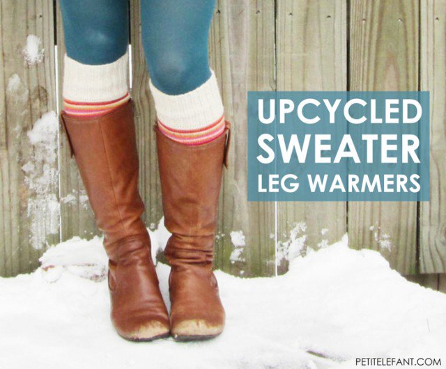 Upcycled Sweater Leg Warmers