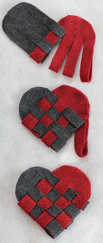 Weaving Danish Heart