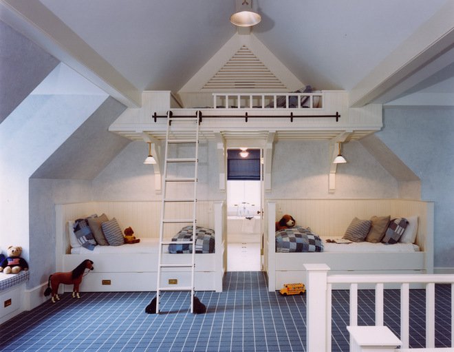 12 Pretty Attic Bedroom Designs for Your Kids - Pretty Designs
