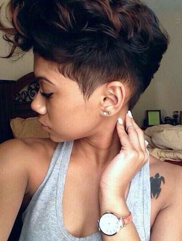 cute short hairstyles for black women /flickr