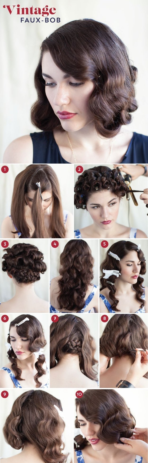 30 Diy Vintage Hairstyle Tutorials For Short Medium Long Hair