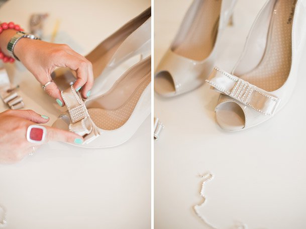 Bridal Heels with Bows