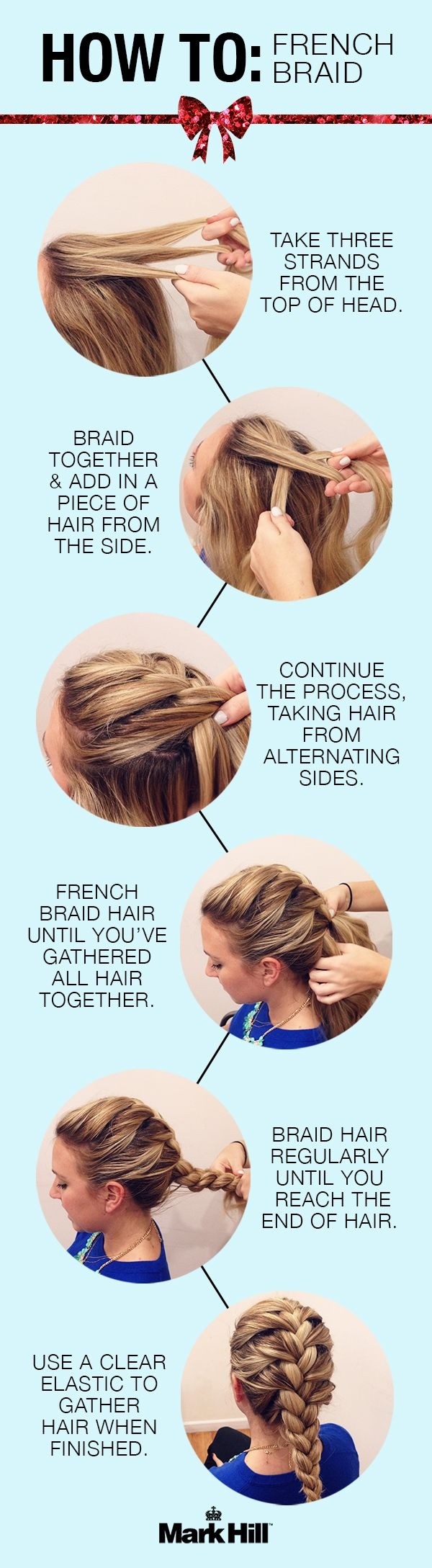 Classic French Braid Hairstyle Tutorial