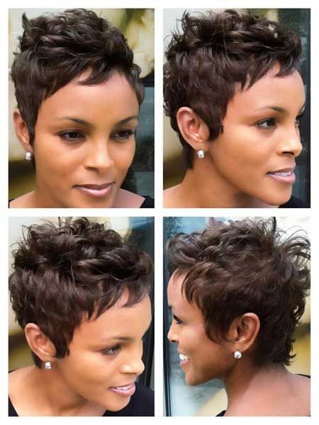Cool Pixie Haircut for Black Women