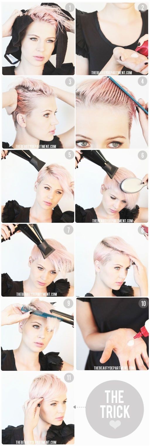How to Style Pixie Hairstyle