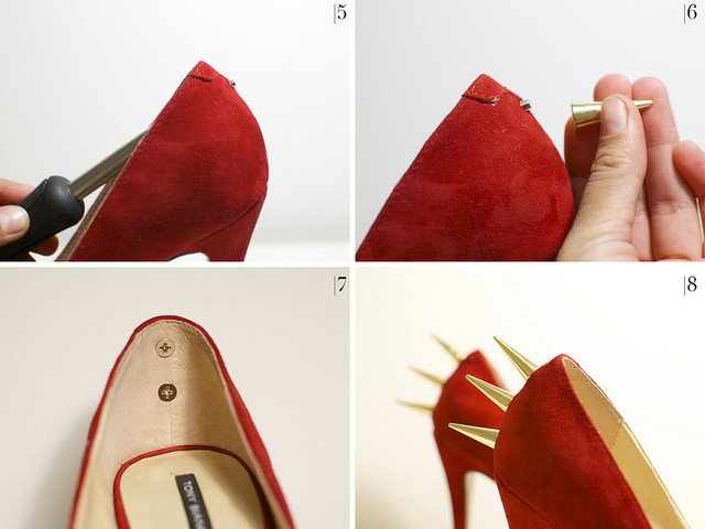 Red Heels with Spikes