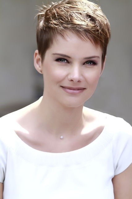 Short Layered Pixie Haircut for Women