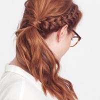 Side Ponytail with Braid