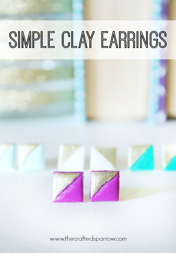 Simple Clay Earrings