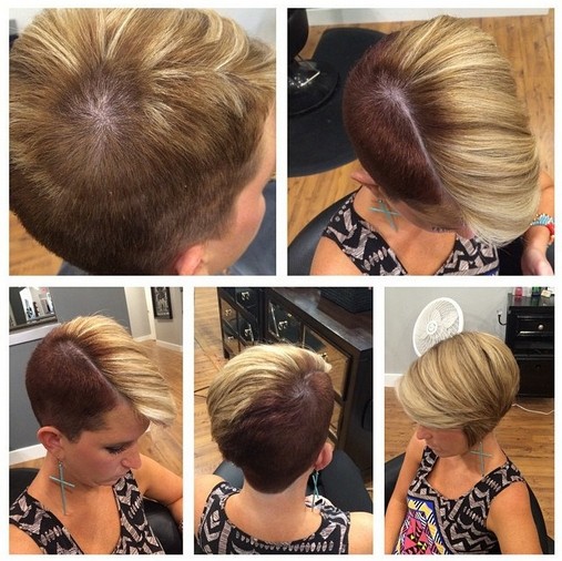Two-Tone Undercut for Short Hair