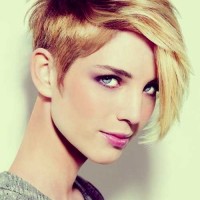 Asymmetrical Short Hairstyle for Thick Hair
