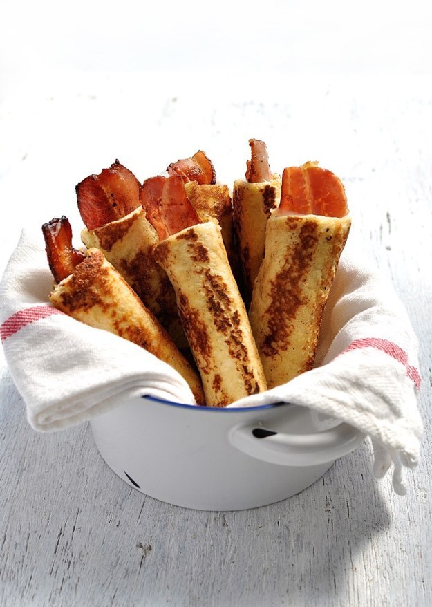 Bacon French Toast Roll Ups