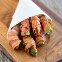 Bacon-wrapped Avocado Fries