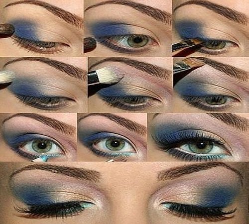 Blue Ombre Eyeshadow