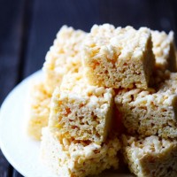 Coconut Oil Rice Krispie Treats
