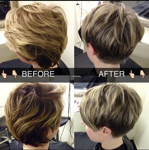 Easy Layered Pixie Haircut for Women
