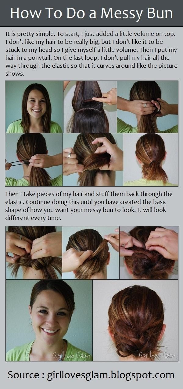 How to Do a Messy Bun Hairstyle