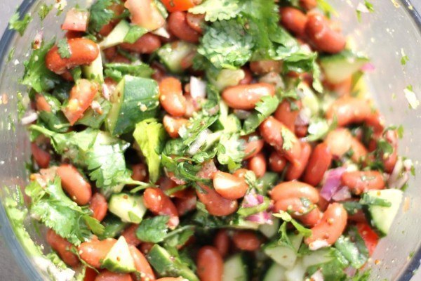 Kidney Bean and Cilantro Salad