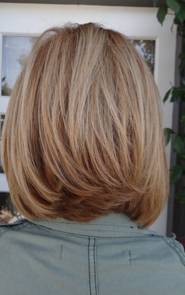 Medium Straight Haircut for Thick Hair