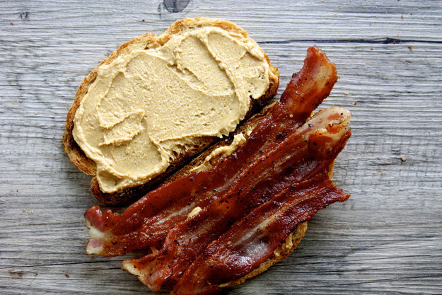 Peanut Butter Bacon Sandwich