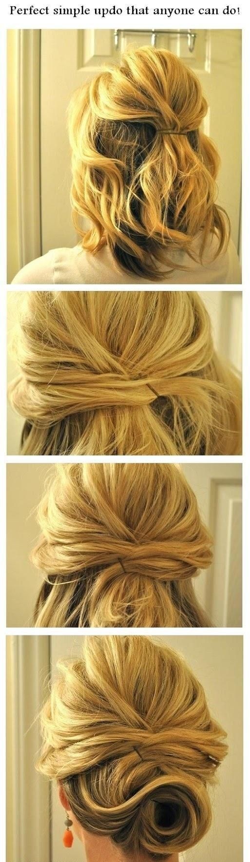 14 Easy Step by Step Updo Hairstyles Tutorials  Pretty 