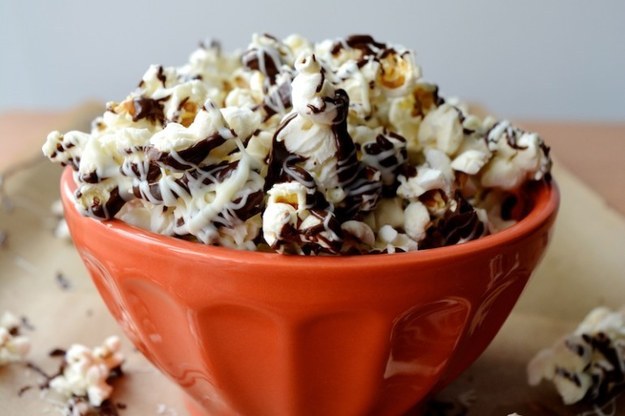 Popcorn with Chocolate, Peanut Butter