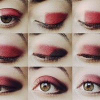 Red Eye Makeup