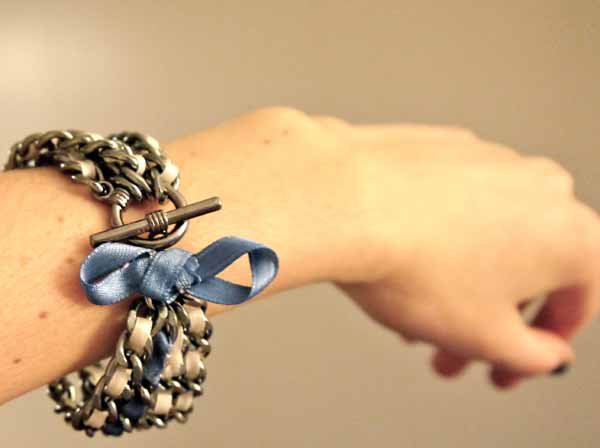 Ribbon Chain Bracelet