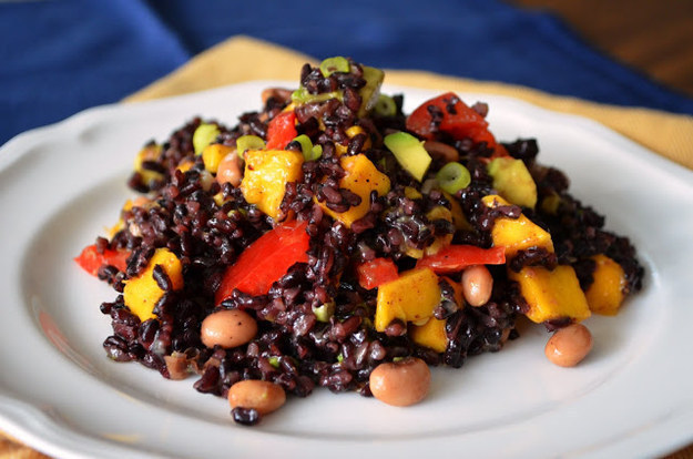 Rice, Mango and Black Eyed Pea Salad
