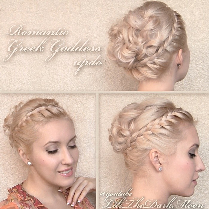 Romantic Braided Updo for Wedding Hairstyles
