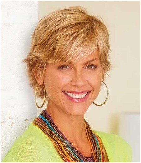 Short Layered Haircut for Women Over 40