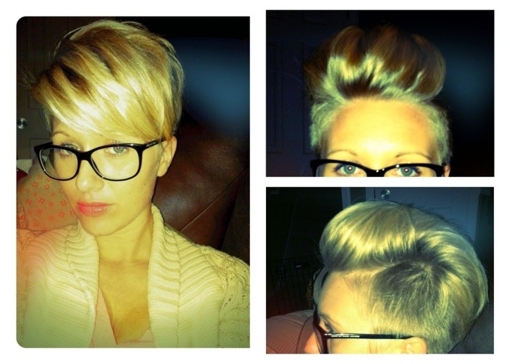 Cool Short Pixie Hairstyle with Undercut