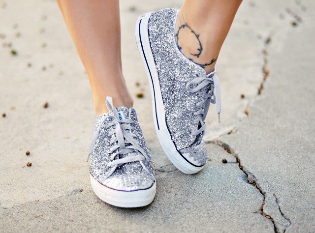 Sneakers with Glitter