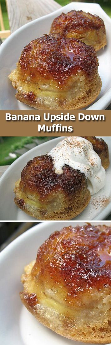 Banana Upside Down Muffins